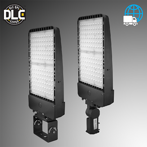 Rayon T322LEDB WS400 Series 22" Skyline LED Area Light, 160W / 240W / 320W / 400W & 3CCT Selectable, Type 3 Distribution, Swivel Bracket, Bronze Finish