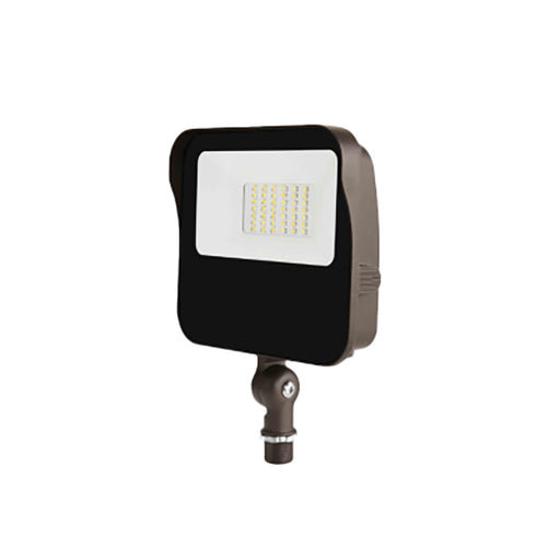 Rayon T431LEDB-WS27 10W/16W/21W/27W Small LED Flood Light, 3CCT Selectable, 120-277V, Knuckle Mount, Bronze Finish