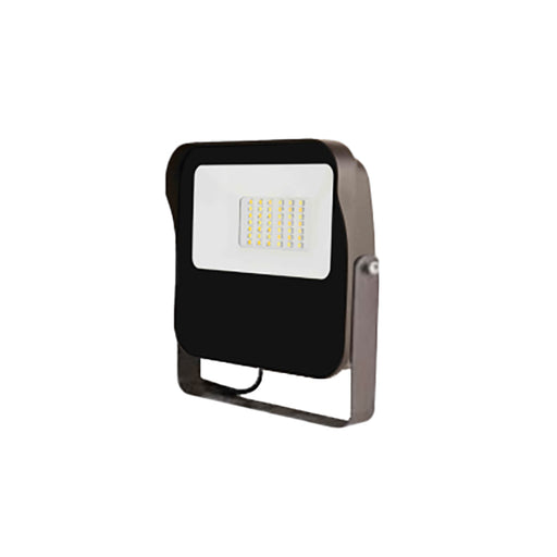Rayon T431LEDB-WS27 10W/16W/21W/27W Small LED Flood Light with Photocell, 3CCT Selectable, 120-277V, Trunion Mount, Bronze Finish