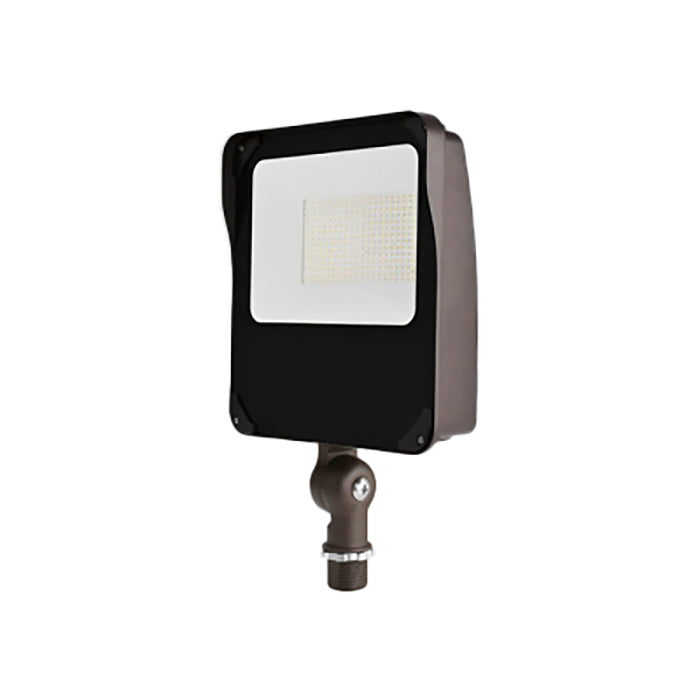 Rayon T431LEDB-WS65 26W/39W/52W/65W Medium LED Flood Light, 3CCT Selectable, 120-277V, Knuckle Mount, Bronze Finish