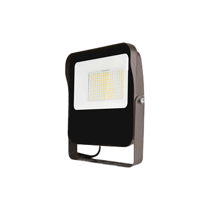 Rayon T431LEDB-WS65 26W/39W/52W/65W Medium LED Flood Light with Photocell, 3CCT Selectable, 120-277V, Trunion Mount, Bronze Finish