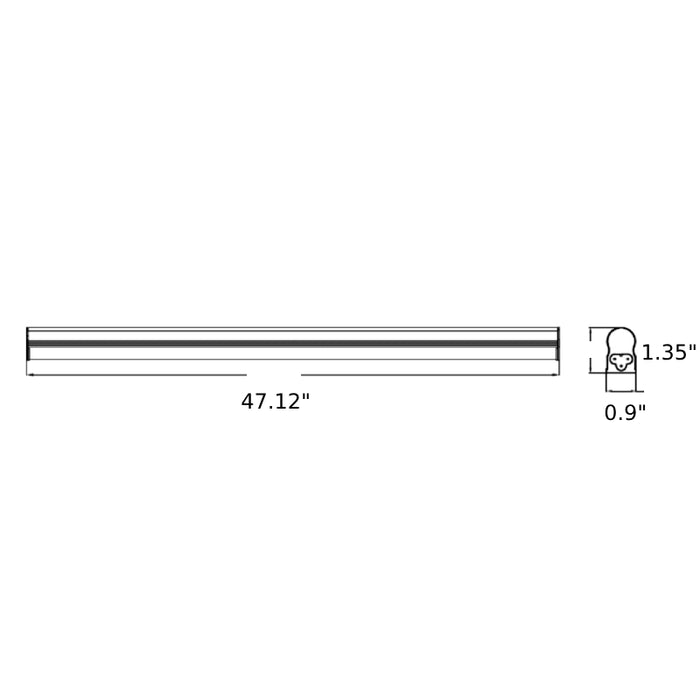 Westgate 47" 16W LED T5 Retrofit Bar With Internal Driver, 5000K