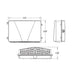 Rayon T635LEDB M WS55 28W/41W/55W Medium LED Wall Pack, 3CCT Selectable, 120-277V/347V, Bronze Finish