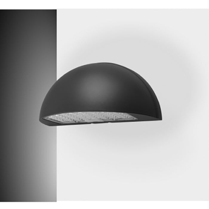 Rayon T654LEDB WS80 48W/64W/80W LED Quarter Sphere Wall Mount, 3CCT Selectable, 120-277V, Bronze Finish
