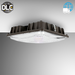 Rayon T730LEDB Series Square Slim 60W LED Canopy Light, 120-277V, Surface Mount, Bronze Finish