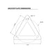 Rayon T850LEDB 14W/19W/24W LED Round Cut-Off Bollard, 3CCT Selectable, Up to 3000 Lumens, 120-277V