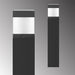 Rayon T864LEDB 14W/19W/24W LED Square Flat Top Cone Bollard, 3CCT Selectable, Up to 3100 Lumens, 120-277V, Bronze Finish