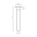 Rayon T865LEDB 10W/16W/21W/26W LED Clear Round Flat Top Cone Bollard, 3CCT Selectable, Up to 3000 Lumens, 120-277V, Bronze Finish