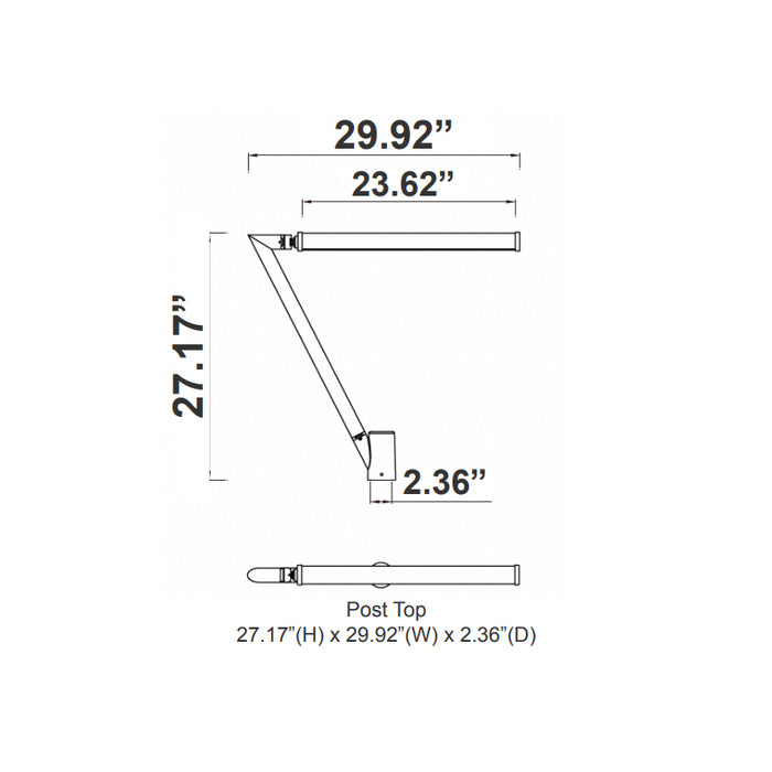 Westgate TOL-A1-1L 25W LED Tree of Light, 3CCT Selectable