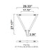 Westgate TOL-A2-3L 75W LED Tree of Light, 3CCT Selectable