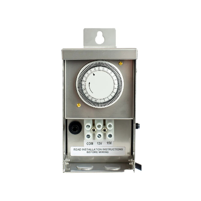 Westgate TR-40W-DT-TPC-SS 40W LED Dual-Tap Landscape Transformer With Timer And Photocell Series Slide Door