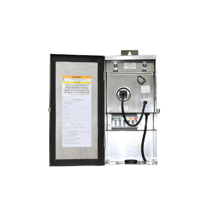 Westgate TR-600W-MT-SS 600W LED Multi-Tap Landscape Transformer With Timer And Photocell Series Hinge Door