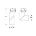 Westgate TR1-S 10W LED Square Track Head, 5000K