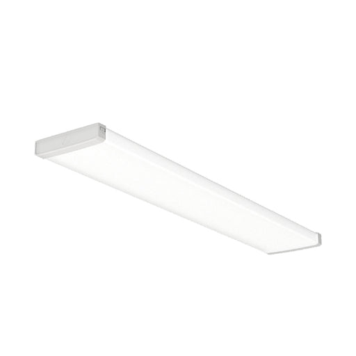 Lithonia Contractor Select TRUM 48 ALO6 FMP TruWrap 4-ft LED Wraparound, Medium Body, Flat Microprismatic Diffuser, 3CCT & Lumen Selectable