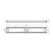 Lithonia Contractor Select TRUN 48 ALO4 CMP TruWrap 4-ft LED Wraparound, Narrow Body, Curved Microprismatic Diffuser, 3CCT & Lumen Selectable