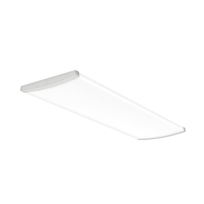 Lithonia Contractor Select TRUW 48 ALO26 CMP TruWrap 4-ft LED Wraparound, Wide Body, Curved Microprismatic Diffuser, 3CCT & Lumen Selectable
