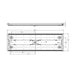 Lithonia Contractor Select TRUW 48 ALO26 FMP TruWrap 4-ft LED Wraparound, Wide Body, Flat Microprismatic Diffuser, 3CCT & Lumen Selectable