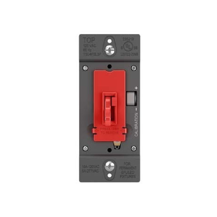 Wattstopper TSD4FBL3P TradeMaster 0-10V Fluorescent/LED Single Pole/3-Way Toggle Slide Dimmer, Preset