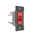 Wattstopper TSD4FBL3P TradeMaster 0-10V Fluorescent/LED Single Pole/3-Way Toggle Slide Dimmer, Preset - Red
