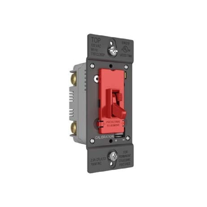 Wattstopper TSDCL303 TradeMaster LED/CFL/Incandescent Single Pole/3-Way Toggle Slide Dimmer, Preset