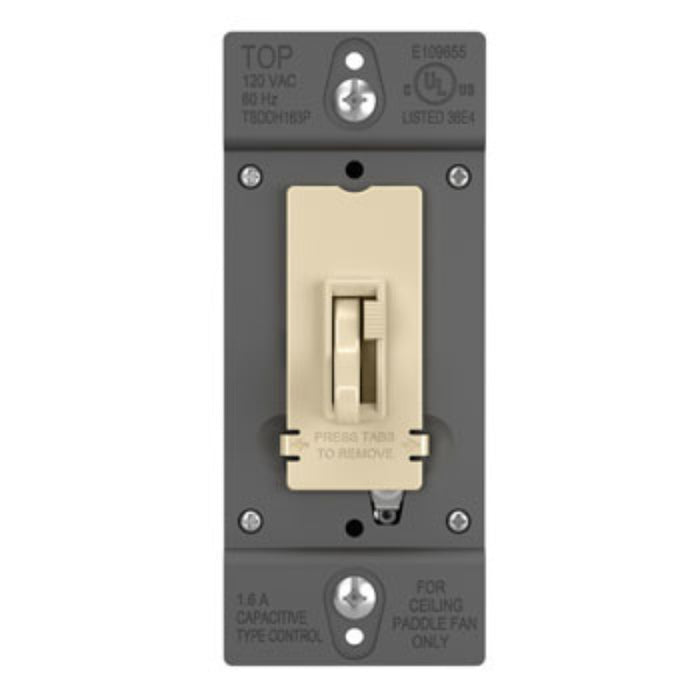 Wattstopper TSDDH163 Toggle Slide De-Hummer Single Pole/3-Way, 1.6A