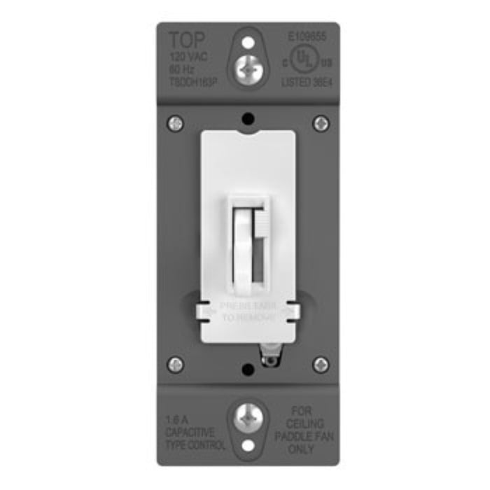 Wattstopper TSDDH163 Toggle Slide De-Hummer Single Pole/3-Way, 1.6A