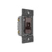 Wattstopper TSDLV703P TradeMaster Toggle Slide Dimmer Low Voltage Single Pole/3-Way, 700VA - Brown