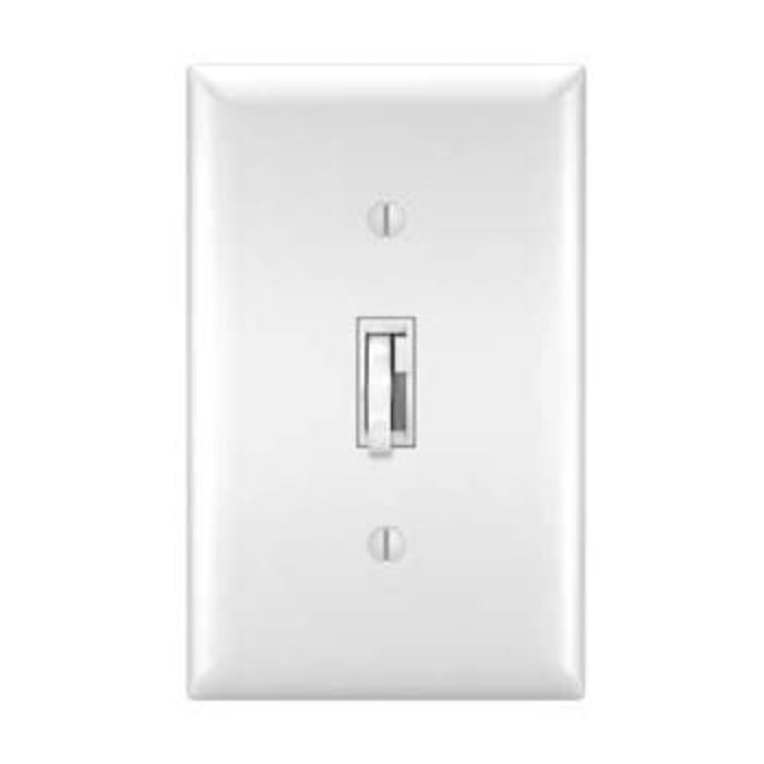 Wattstopper TSDSSL7AP TradeMaster SSL7A-Compliant LED/CFL/Incandescent Single Pole/3-Way Toggle Slide Dimmer