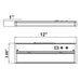 Westgate UCA 12" 5W LED Under Cabinet Light, RGBW & 3CCT