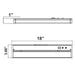 Westgate UCA 18" 8W LED Under Cabinet Light, RGBW & 3CCT