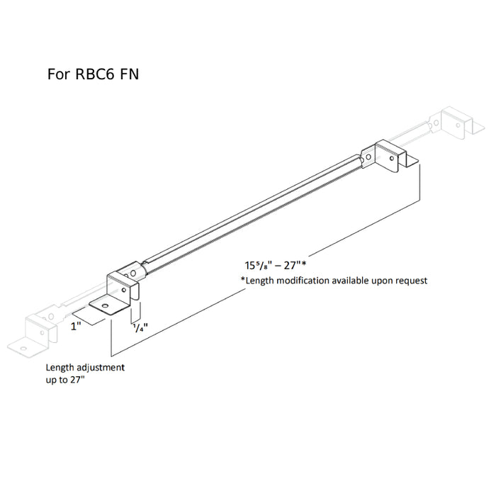Rayon UH Universal Bar Hanger for RBC New Construction - RBC6 FN