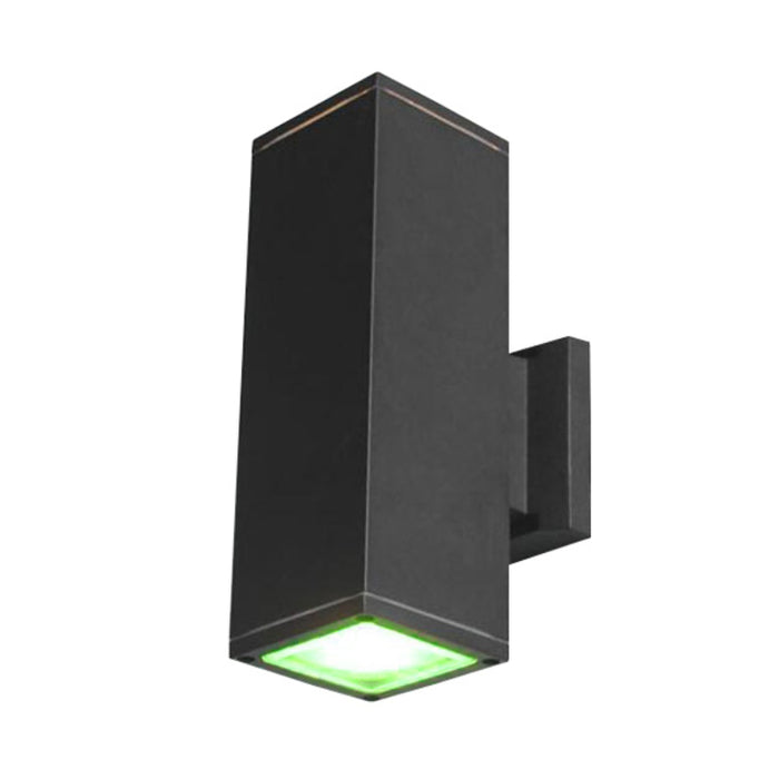 Sarin UPD 72W 12" Tall LED Outdoor Square Up/Down Wall Sconce, RGB, 100-277V