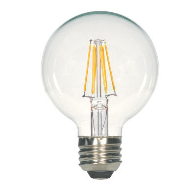 Satco S29878 5.5W G25 Dimmable LED Bulb, 2700K