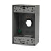 Westgate W1B75-3 One-Gang Weatherproof Box, 3/4" Trade, 3 Outlet Holes