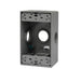 Westgate W1B75-5X One-Gang Weatherproof Box, 3/4" Trade, 5 Outlet Holes