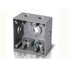 Westgate W2DB100-7X Two-Gang Deep Box, 1" Trade Size, 7 Outlet Holes
