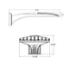 Lithonia Design Select DSX1 LED P6 D-Series 167W LED Area Luminaire, 4000K, Forward Throw Medium, Wall Mount, External Glare Shield
