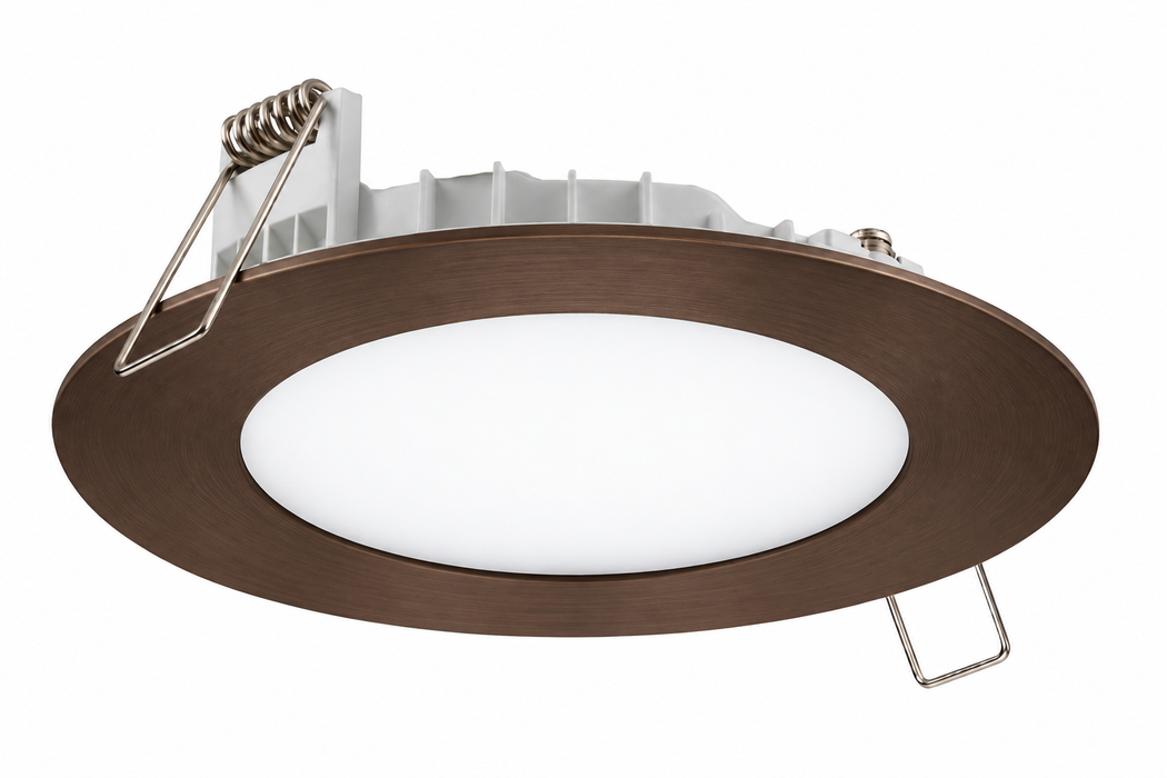 Juno WF4 SWW5 4" Wafer LED Canless Switchable Downlight, 690 Lumens, 90+CRI, 5CCT, Dimmable, 120V