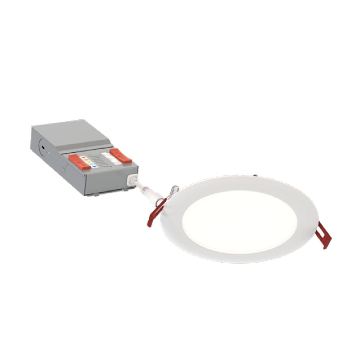Juno Canless WF6 6" LED Smooth Flat lens -  Lumen and CCT Selectable
