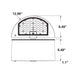Westgate WHCX 24W/32W/40W LED Cylinder Wall Pack, Power & 3CCT Selectable