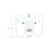 Sarin WL28121 40W 6" Hotel Wall Light, 100-240V