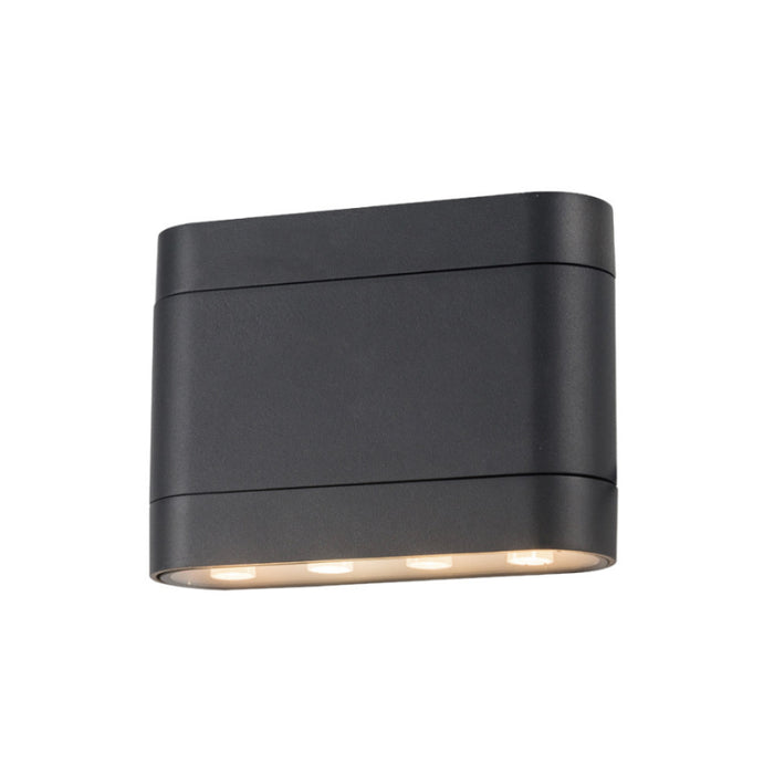 Sarin WL5382 10W 6" LED Outdoor Wall Sconce, 3000K, 110-240V