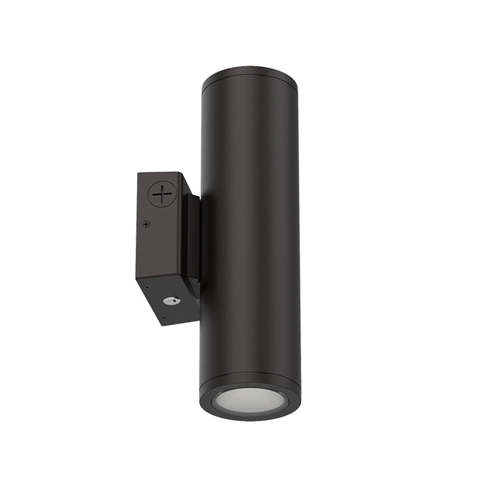 Lithonia Contractor Select WMCL 6" 31W LED Wall Mount Cylinder Light with On/Off Photocell, 3CCT Selectable, 120-347V, Dark Bronze