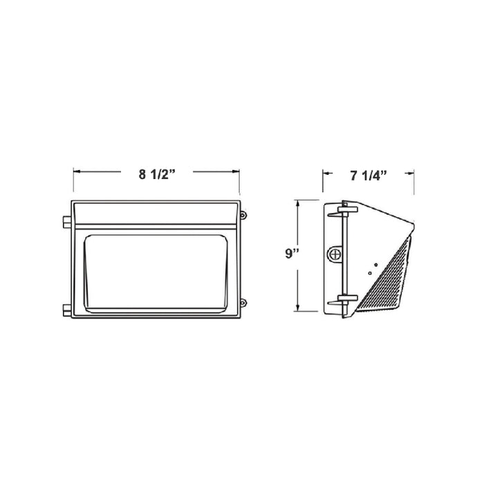 Westgate WML-HL 30W LED Non-Cutoff High Lumen Wall Pack