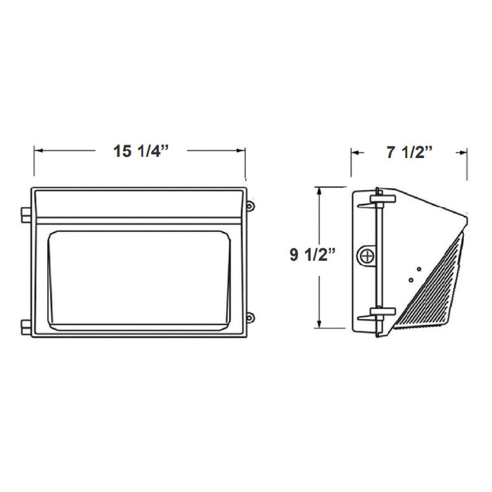Westgate WMXE 45W/65W/85W Outdoor LED Wall Pack