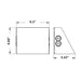 Westgate WPMAX 20W/30W/40W LED Max-Feature Wall Pack, 3CCT Selectable