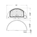 Westgate WPMX 24W/32W/40W LED Half-Moon Wall Pack, Power & 3CCT Selectable