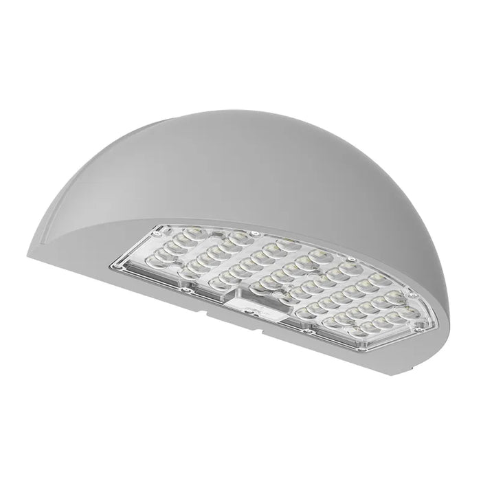 Westgate WPMX 48W/64W/80W LED Half-Moon Wall Pack, Power & 3CCT Selectable