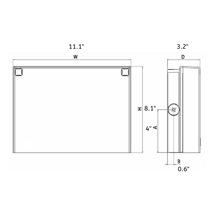 Lithonia Contractor Select WPX1 24W LED Outdoor Wall Packs 120-277V