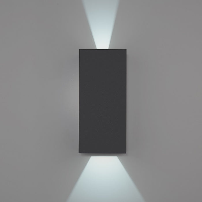 WAC WS-W230411 Window 2-lt 11" Tall LED Outdoor Up/Down Wall Sconce, Adjustable Beam Angle, 120-277V